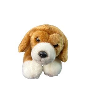 Ganz Webkinz Signature Lying Beagle Puppy Dog 10” Stuffed Animal Plush WKSS2001